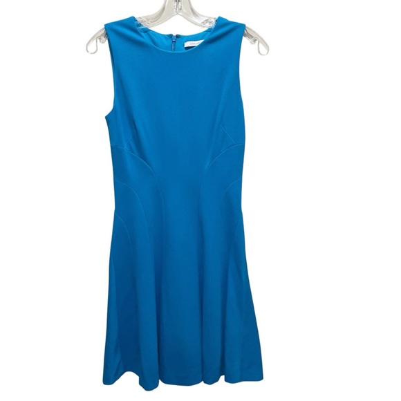 Diane Von Furstenberg Dresses & Skirts - Diane Von Furstenberg Fit And Flare Sleeveless Dress Blue Women Size 2